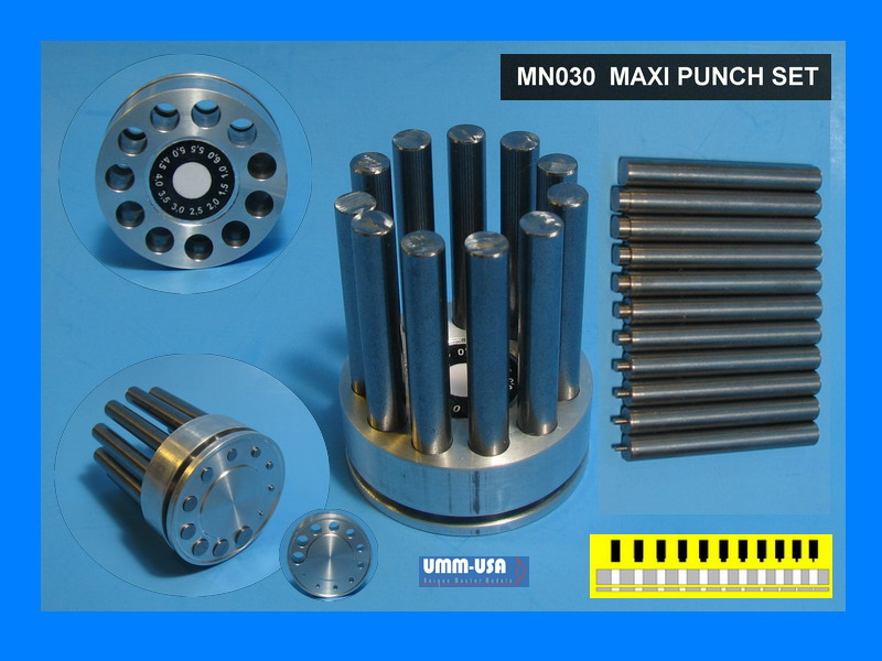 MN030 UMM™ Maxi Punch & Die Set - PT.11 "ROUND" MN030 UMM™ Maxi Punch & Die Set - PT.11 "ROUND"